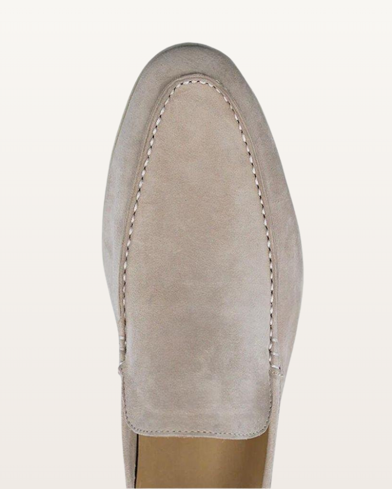 The Madison - Suede Loafer in Ash Beige |  Nordwr