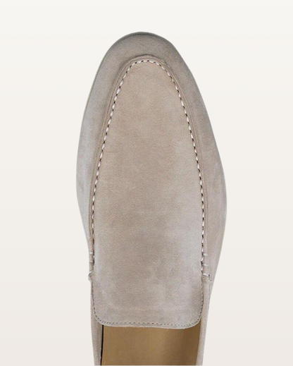 The Madison - Suede Loafer in Ash Beige |  Nordwr