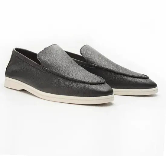 Cowhide Leather Loafers - Nordwr