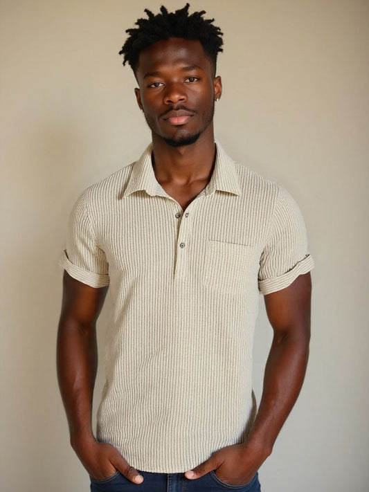 Textured Short Sleeve Shirt - Nordwr